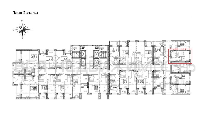 квартира-студия, 21,85кв.м. - изображение 1