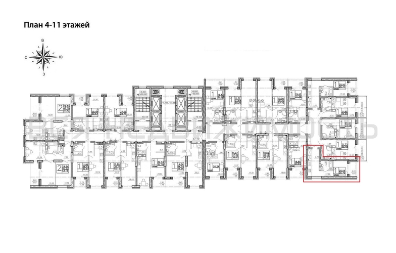 квартира-студия, 26,79кв.м. - изображение 1