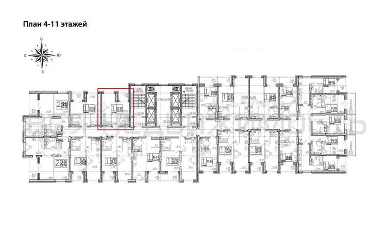 квартира-студия, 28,74кв.м. - изображение 1