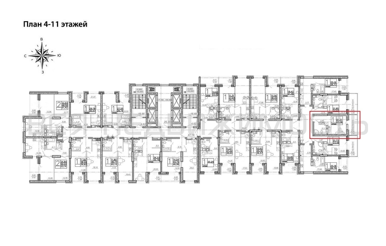 квартира-студия, 23,06кв.м. - изображение 1