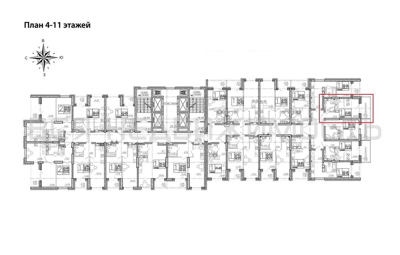 квартира-студия, 23,6кв.м. - изображение 1