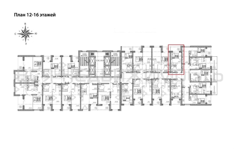 квартира-студия, 21,69кв.м. - изображение 1