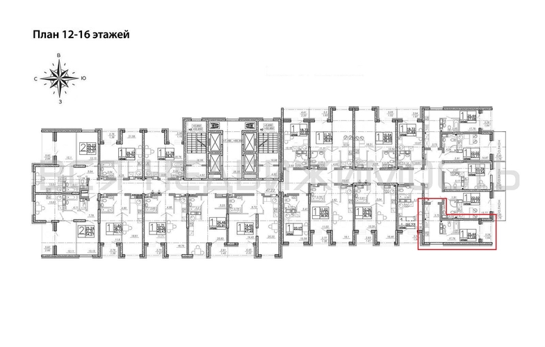 квартира-студия, 27,08кв.м. - изображение 1