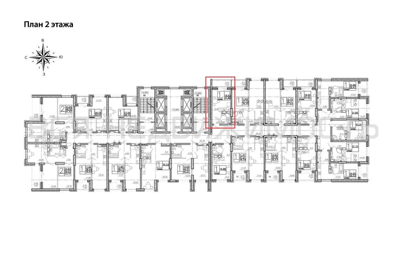 квартира-студия, 21,83кв.м. - изображение 1