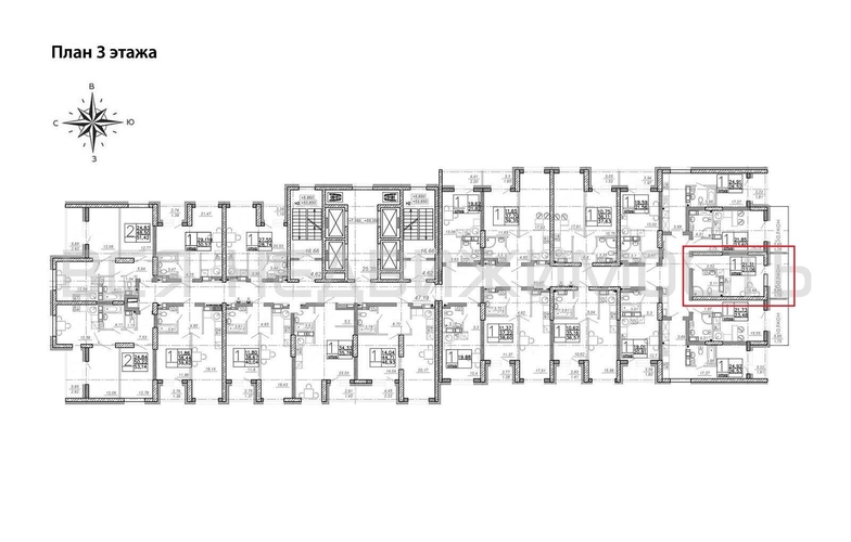 квартира-студия, 23,06кв.м. - изображение 1