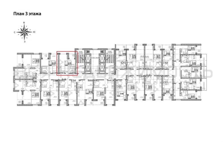 квартира-студия, 28,74кв.м. - изображение 1