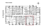 1-комнатная квартира, 46.04кв.м - изображение 2 1-комнатная квартира, 46.04кв.м - изображение 2