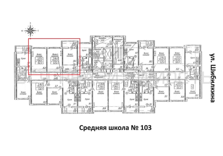 2-комнатная квартира, 47.6кв.м - изображение 1