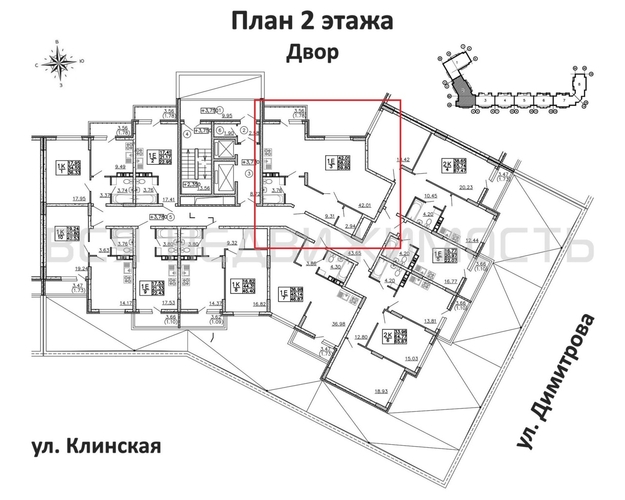 квартира-студия, 59,8кв.м. - изображение 1