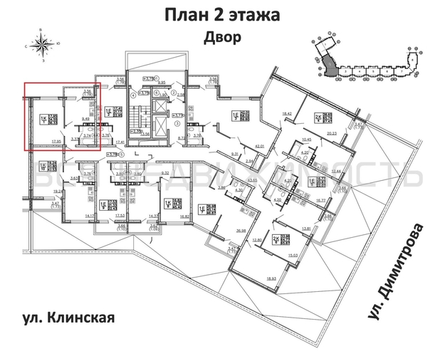 1-комнатная квартира, 36.33кв.м - изображение 1