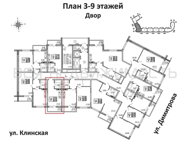 квартира-студия, 22,53кв.м. - изображение 1