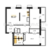 2-комнатная квартира, 93.17кв.м - изображение 1