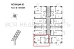 1-комнатная квартира, 40.4кв.м - изображение 2