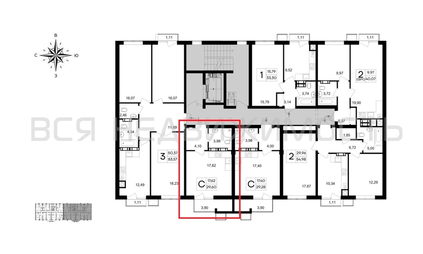 квартира-студия, 29,6кв.м. - изображение 1