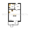 квартира-студия, 29,6кв.м. - изображение 1 квартира-студия, 29,6кв.м. - изображение 1