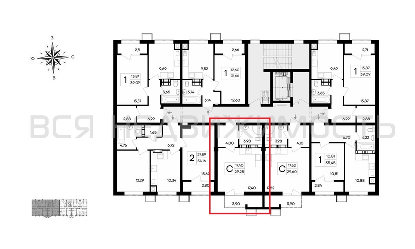 квартира-студия, 29,28кв.м. - изображение 1