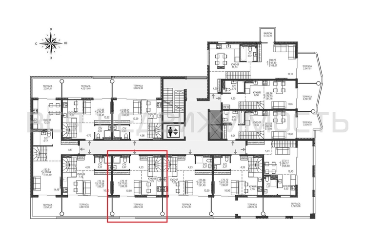 1-комнатная квартира, 88.26кв.м - изображение 1