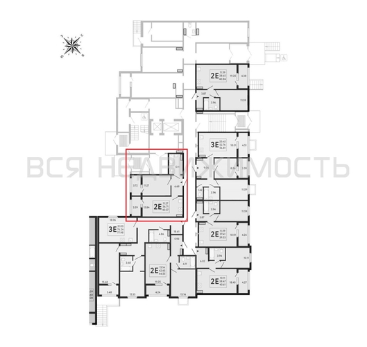 1-комнатная квартира, 40.37кв.м - изображение 1
