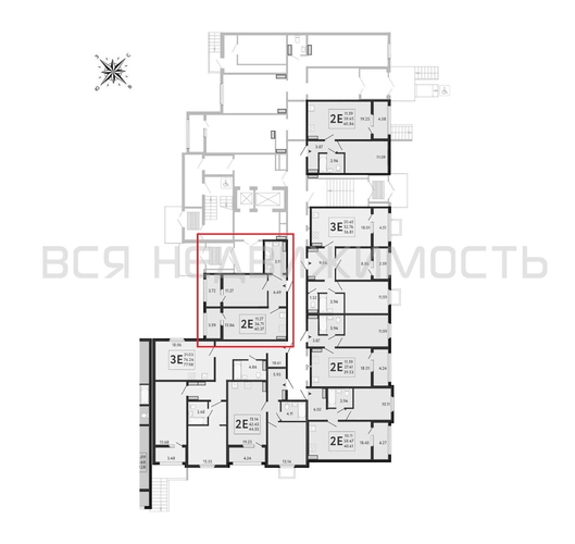 1-комнатная квартира, 40.37кв.м - изображение 1