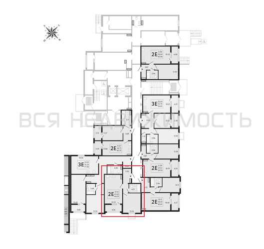 1-комнатная квартира, 44.55кв.м - изображение 1