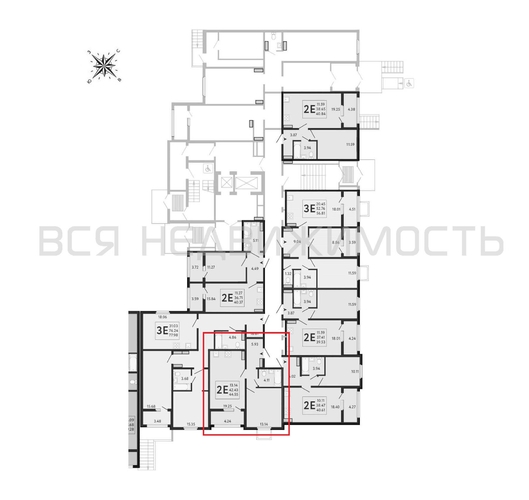 1-комнатная квартира, 44.55кв.м - изображение 1