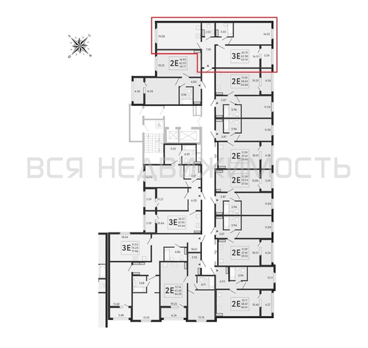 2-комнатная квартира, 65.18кв.м - изображение 1