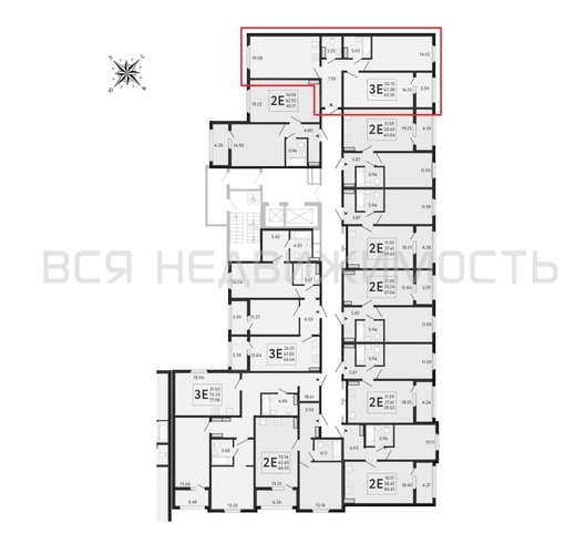 2-комнатная квартира, 65.18кв.м - изображение 1