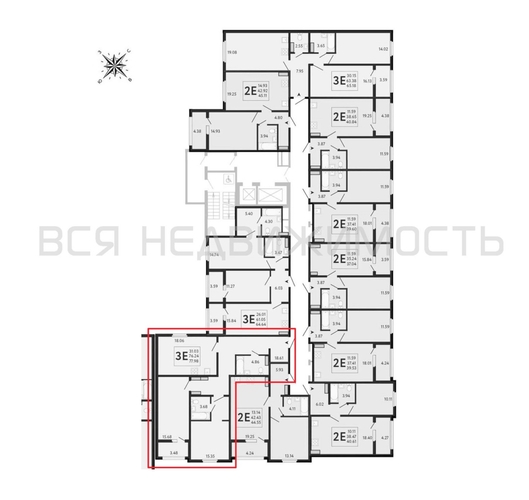 2-комнатная квартира, 77.98кв.м - изображение 1