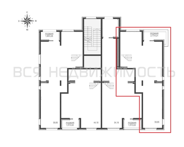 2-комнатная квартира, 123.35кв.м - изображение 2
