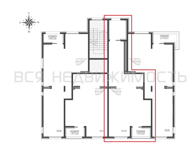 1-комнатная квартира, 99.45кв.м - изображение 2