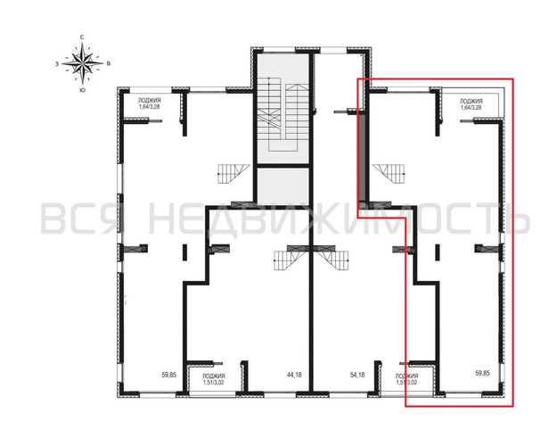 2-комнатная квартира, 123.33кв.м - изображение 2