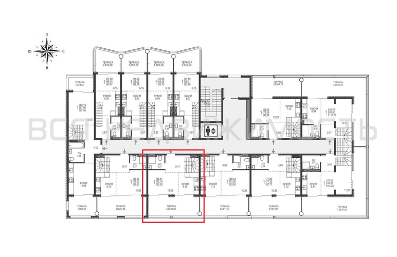 1-комнатная квартира, 83.02кв.м - изображение 1