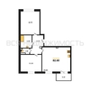 2-комнатная квартира, 82.6кв.м - изображение 1