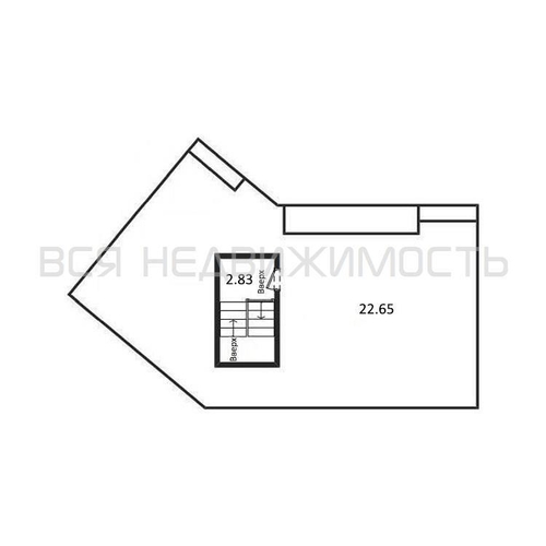 1-комнатная квартира, 85.32кв.м - изображение 1