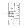 3-комнатная квартира, 76.98кв.м - изображение 1