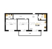 2-комнатная квартира, 75.9кв.м - изображение 1