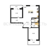 2-комнатная квартира, 77.8кв.м - изображение 1
