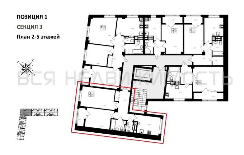 2-комнатная квартира, 59.1кв.м - изображение 1