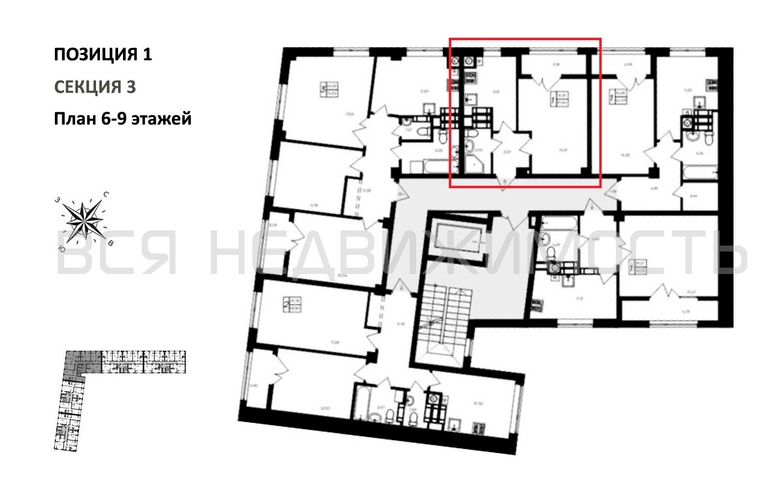 1-комнатная квартира, 31.5кв.м - изображение 1