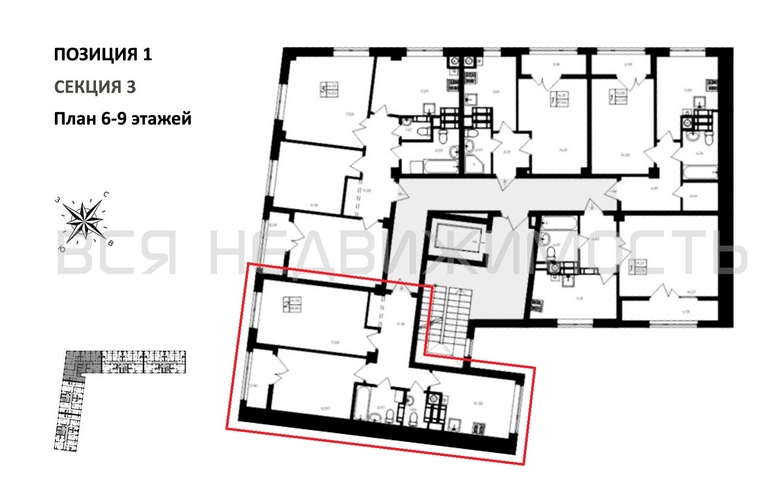 2-комнатная квартира, 58.8кв.м - изображение 1