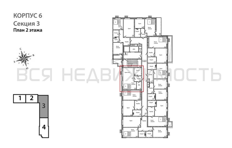 квартира-студия, 38,62кв.м. - изображение 1