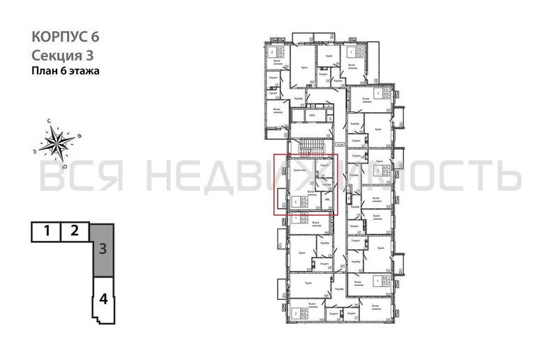 квартира-студия, 39,42кв.м. - изображение 1