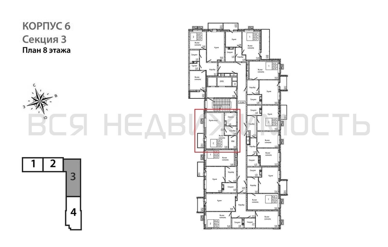 квартира-студия, 39,38кв.м. - изображение 1