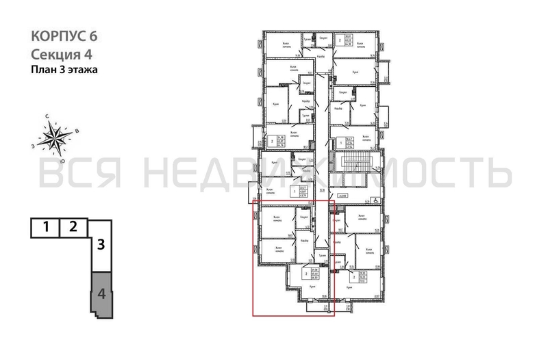 2-комнатная квартира, 66.33кв.м - изображение 1