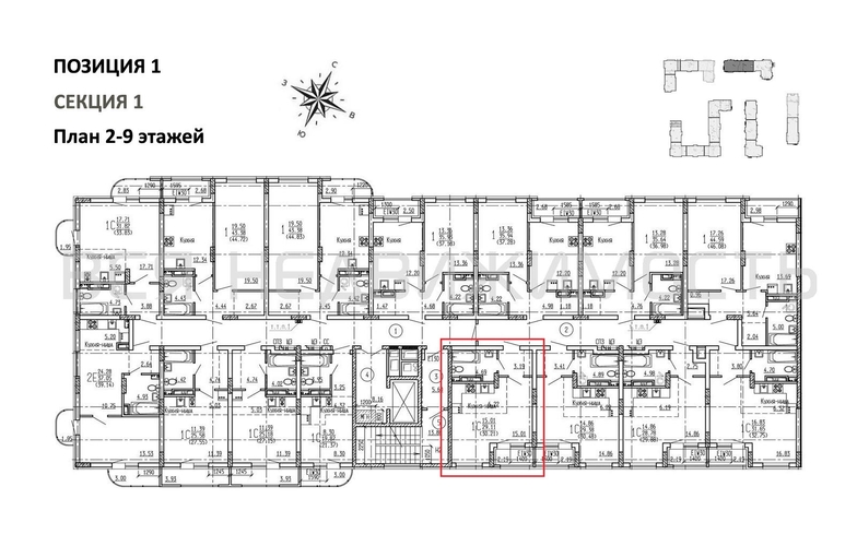 квартира-студия, 30,21кв.м. - изображение 1