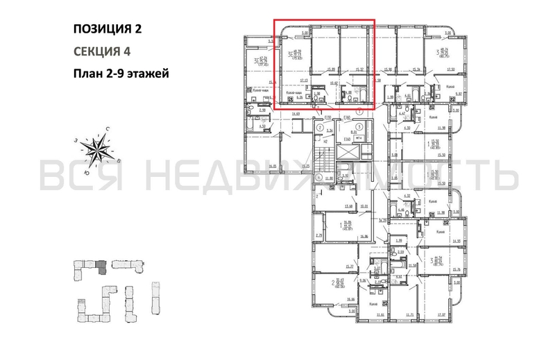 2-комнатная квартира, 73.63кв.м - изображение 1