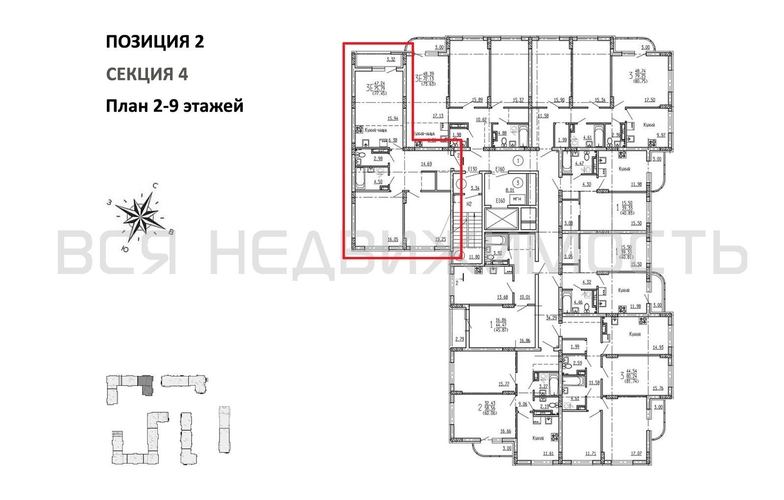 2-комнатная квартира, 77.45кв.м - изображение 1