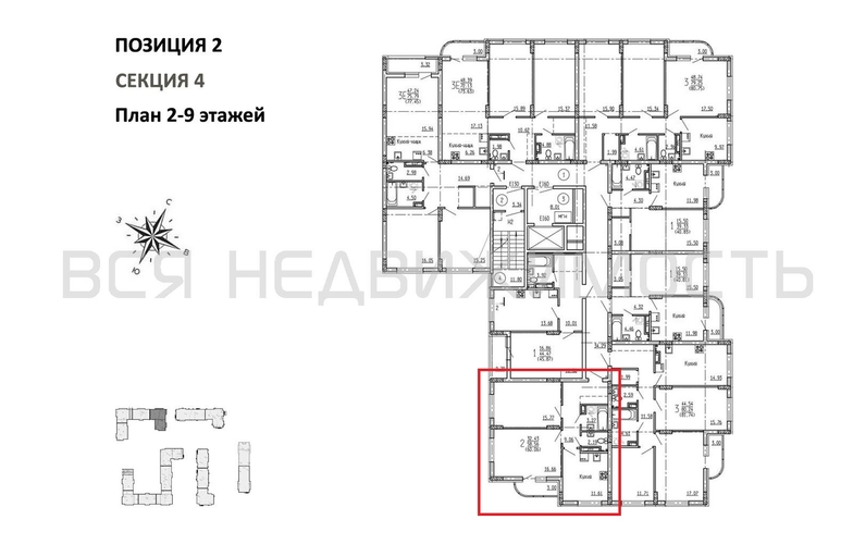 2-комнатная квартира, 60.06кв.м - изображение 1