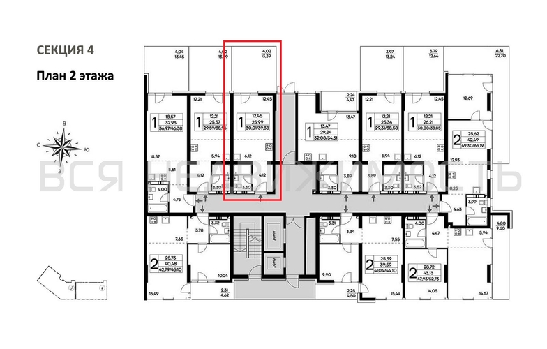 квартира-студия, 39,38кв.м. - изображение 1