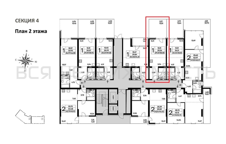 квартира-студия, 38,58кв.м. - изображение 1